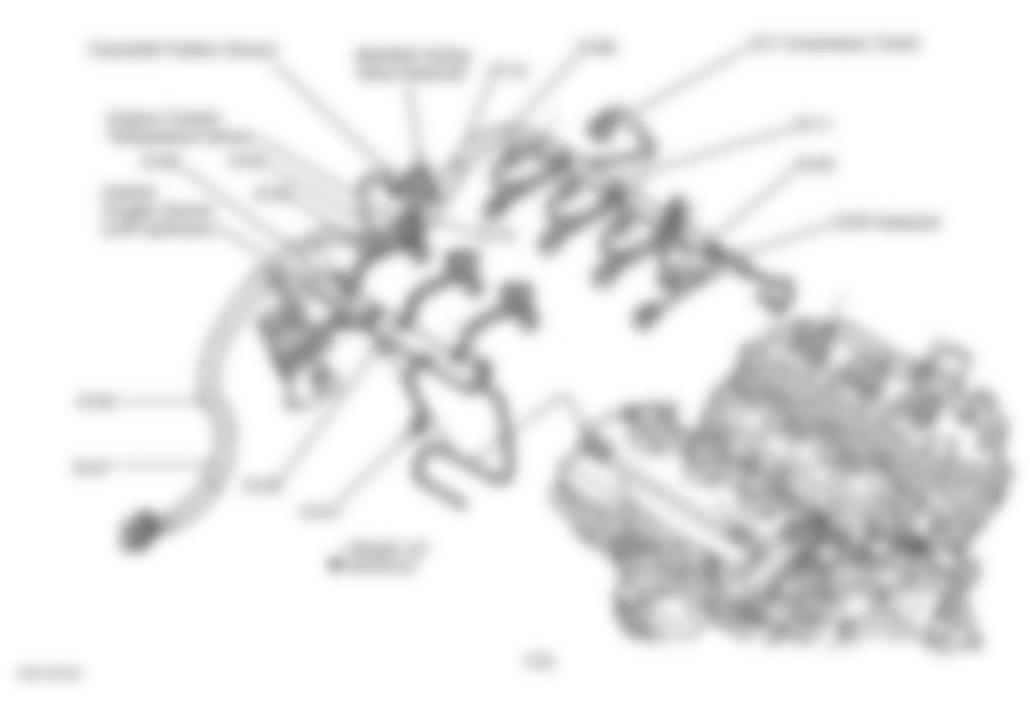 Chrysler Concorde LX 1998 - Component Locations -  Top Of Engine (3.2L)