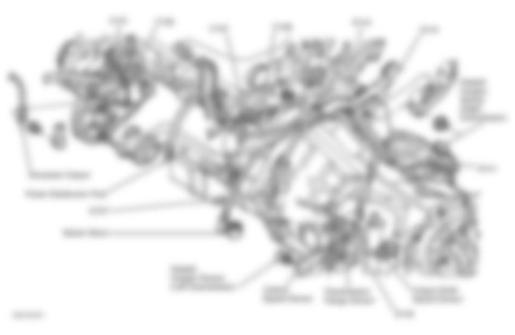 Chrysler Concorde LX 1998 - Component Locations -  Left Side Of Engine/Transaxle