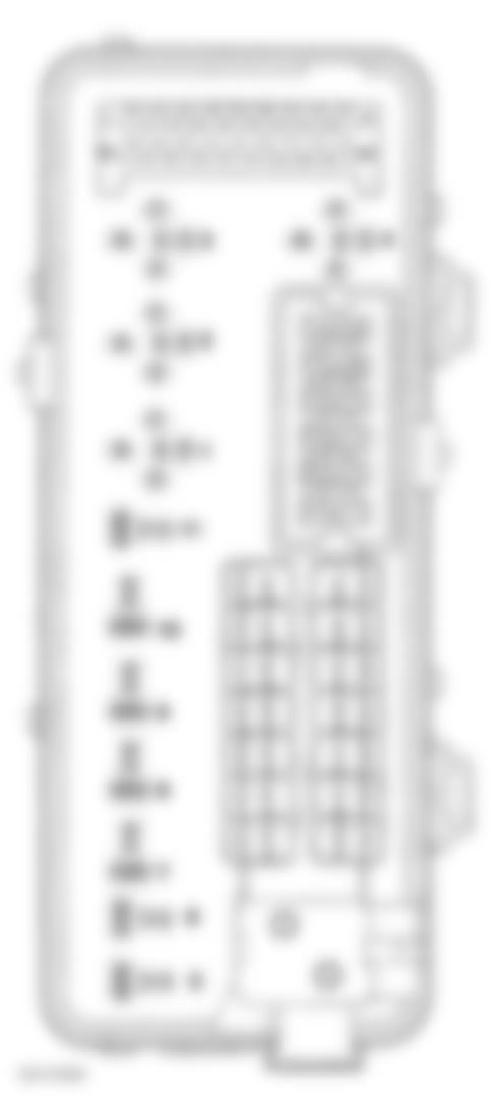 Chrysler Concorde LX 1998 - Component Locations -  Identifying Location Of Power Distribution Center Fuses & Relays