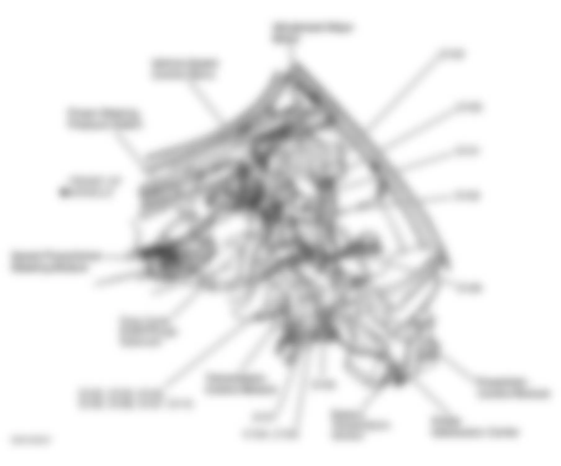 Chrysler Sebring JXi 1998 - Component Locations - Left Side Of Engine Compartment