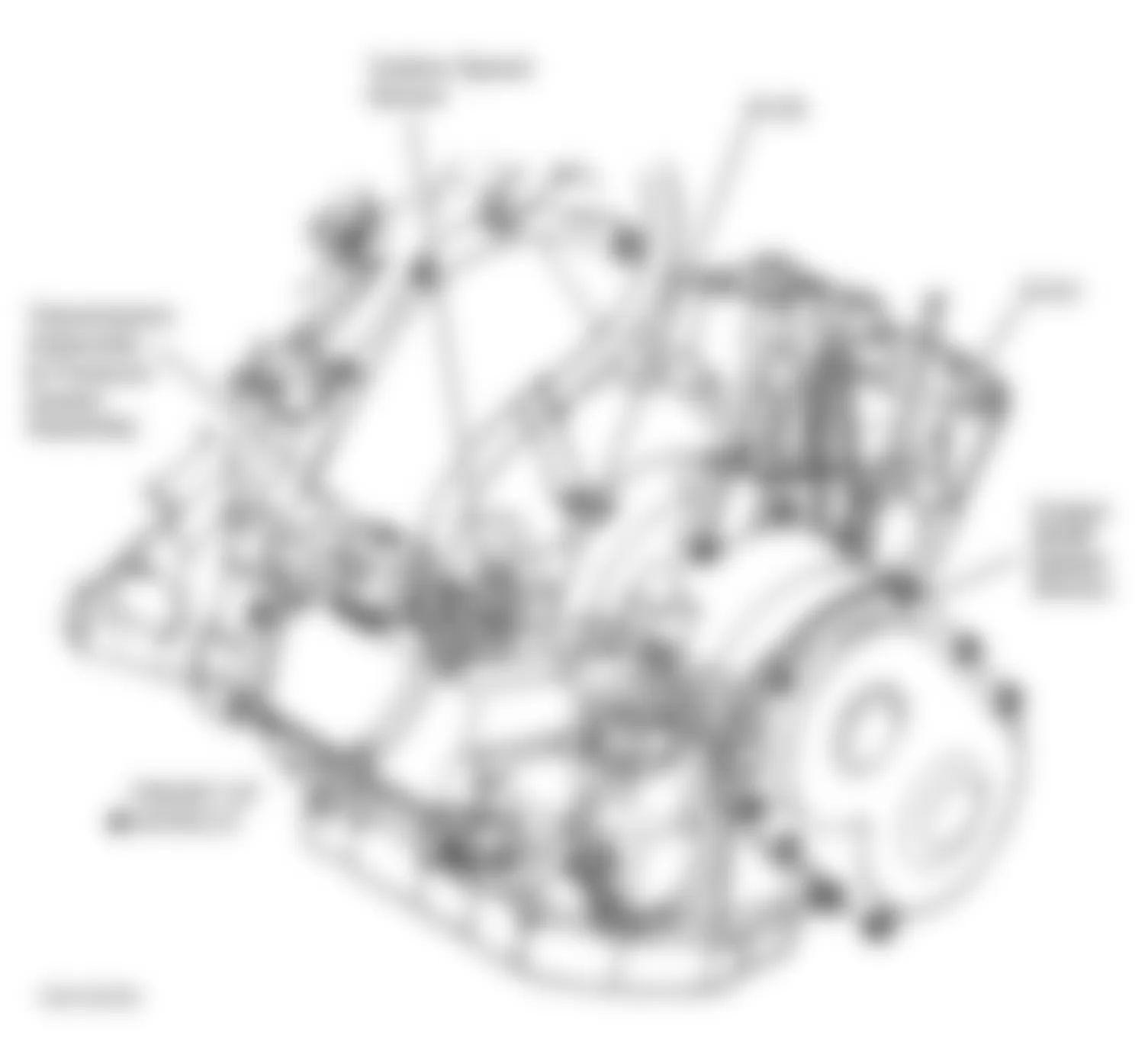 Chrysler Sebring JXi 1998 - Component Locations - Left Side Of Transaxle
