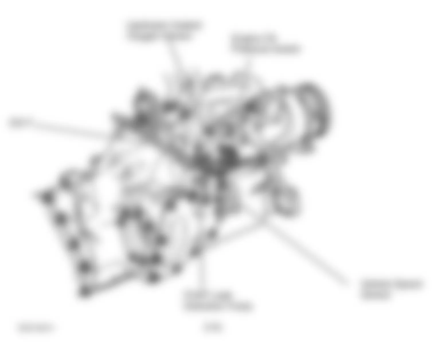 Chrysler Town & Country LX 1998 - Component Locations -  Right Side Of Engine (2.4L)