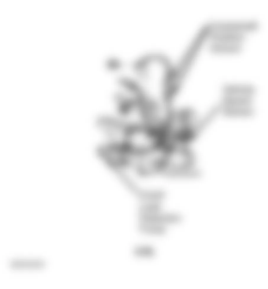 Chrysler Town & Country LX 1998 - Component Locations -  Right Side Of Engine (3.0L)