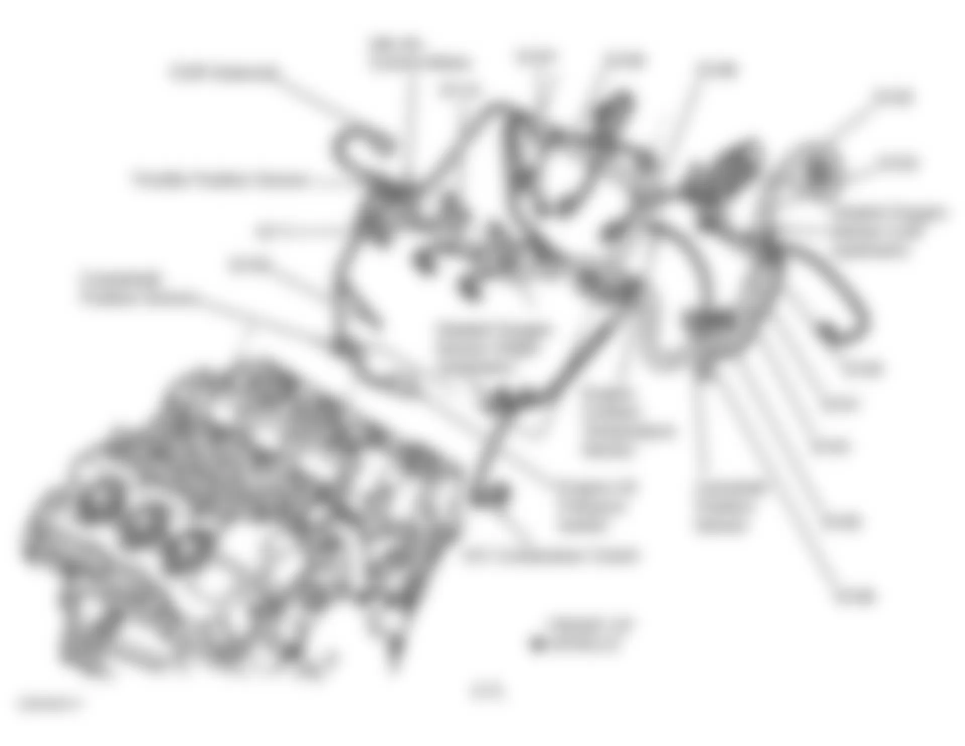 Chrysler 300M 1999 - Component Locations -  Top Of Engine (2.7L)