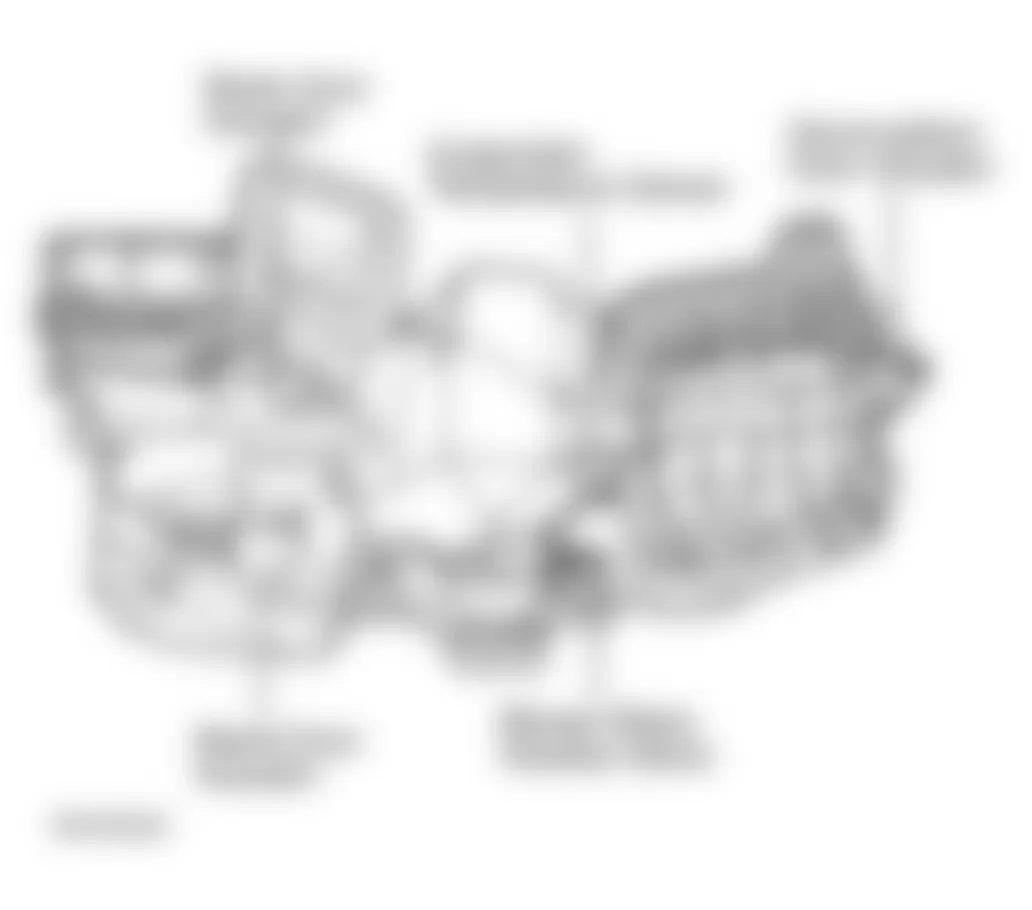 Chrysler 300M 2000 - Component Locations -  HVAC Assembly