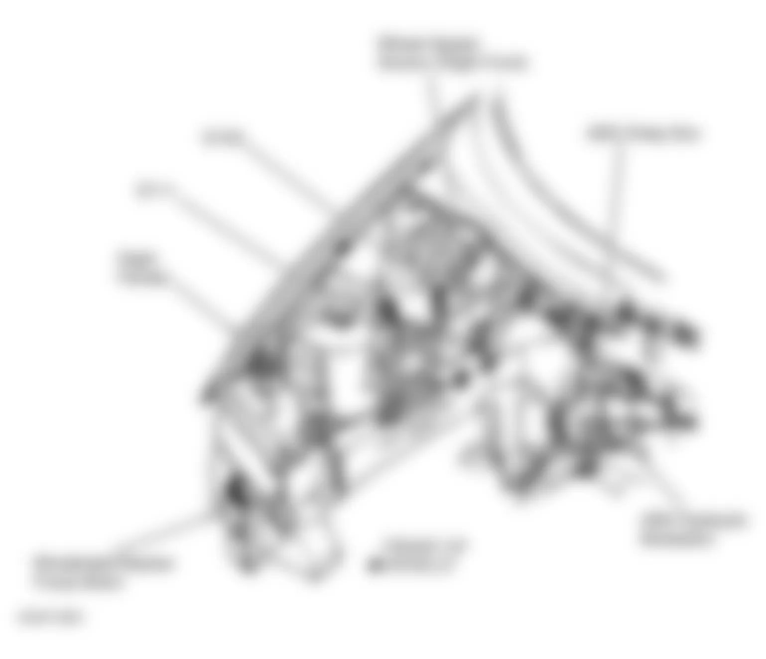 Chrysler Sebring JX 2000 - Component Locations -  Right Side Of Engine Compartment