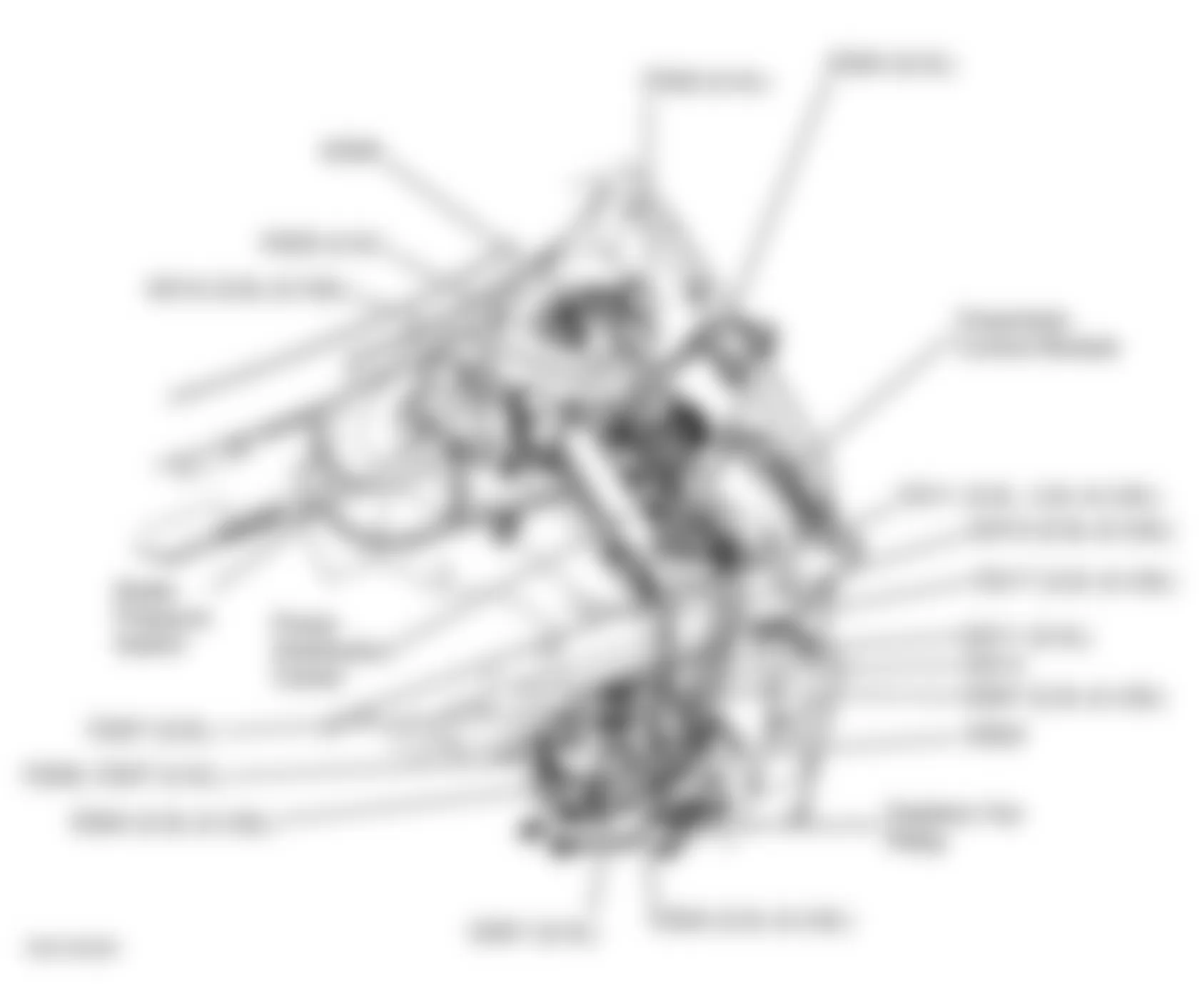 Chrysler Town & Country LX 2000 - Component Locations -  Left Side Of Engine Compartment