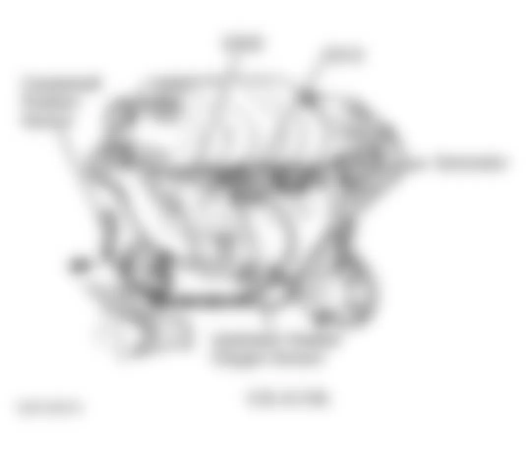 Chrysler Town & Country LX 2000 - Component Locations -  Right Side Of Engine (3.3L & 3.8L)