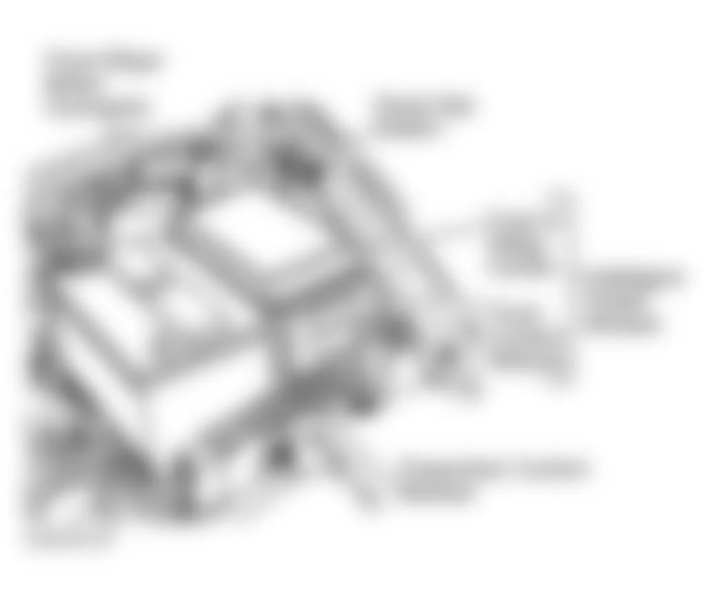 Chrysler Town & Country EX 2001 - Component Locations -  Locating Components In Left Front Of Engine Compartment