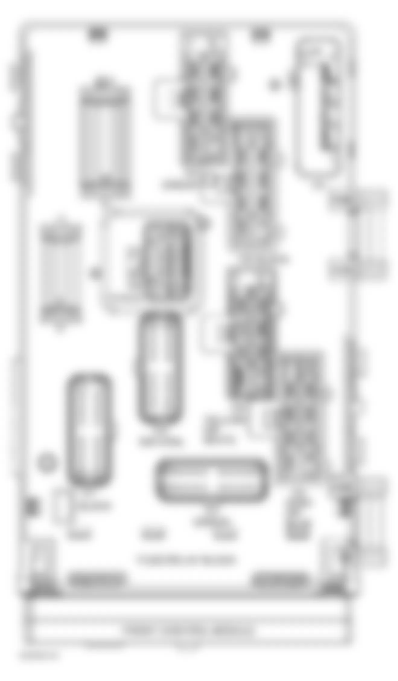 Chrysler Town & Country Limited 2001 - Component Locations -  Identifying Fuse & Relay Center (2 Of 2)