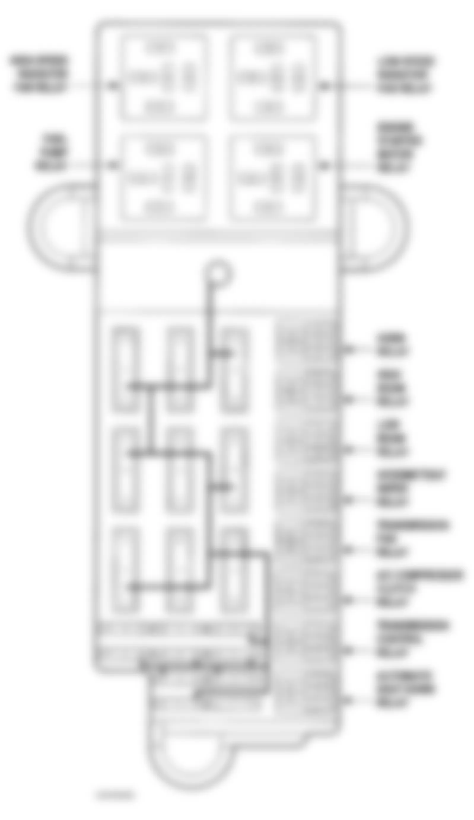 Chrysler Prowler 2002 - Component Locations -  Identifying Power Distribution Center (PDC)