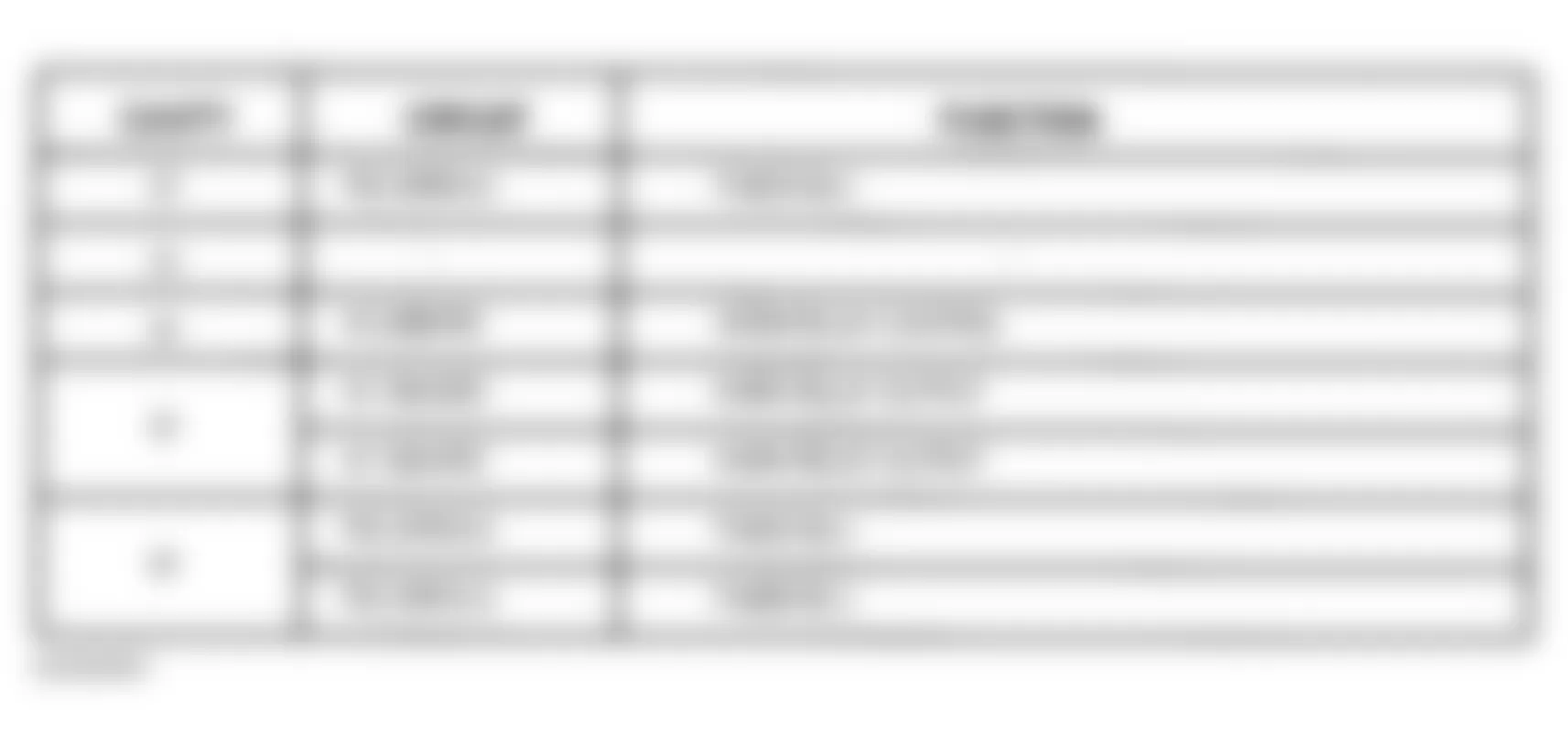 Chrysler Prowler 2002 - Component Locations -  Horn Relay Terminal Identification