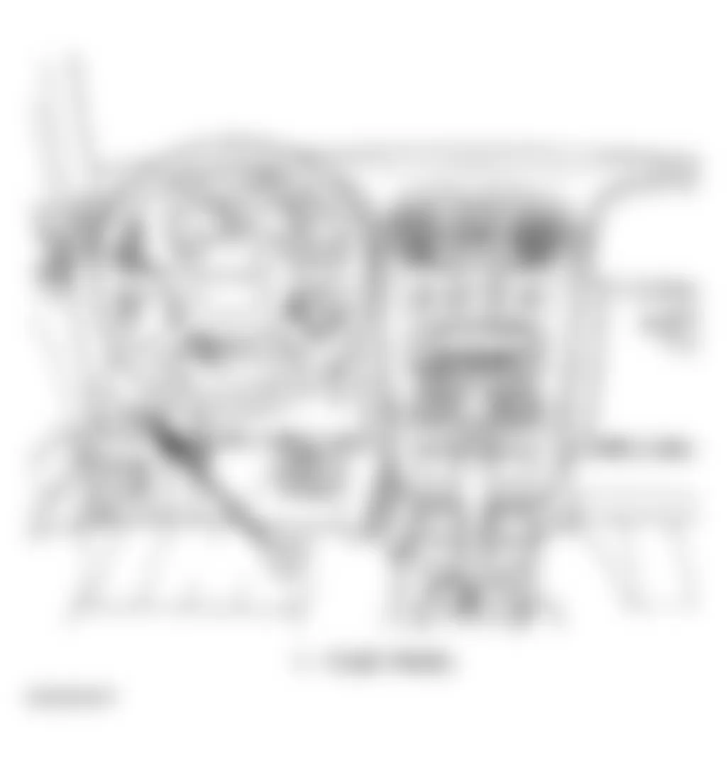 Chrysler PT Cruiser 2002 - Component Locations -  Locating Fuse Block