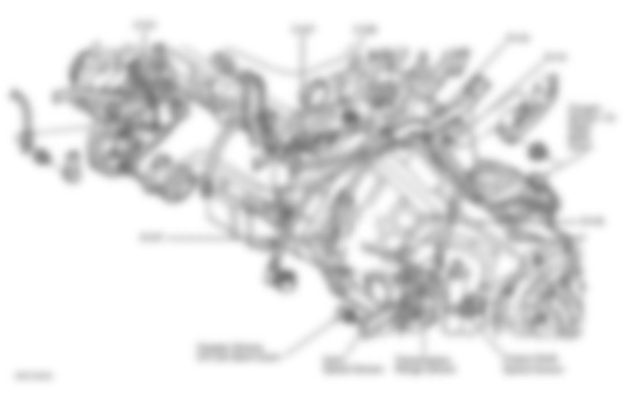 Chrysler 300M 2003 - Component Locations -  Left Side Of Engine/Transaxle