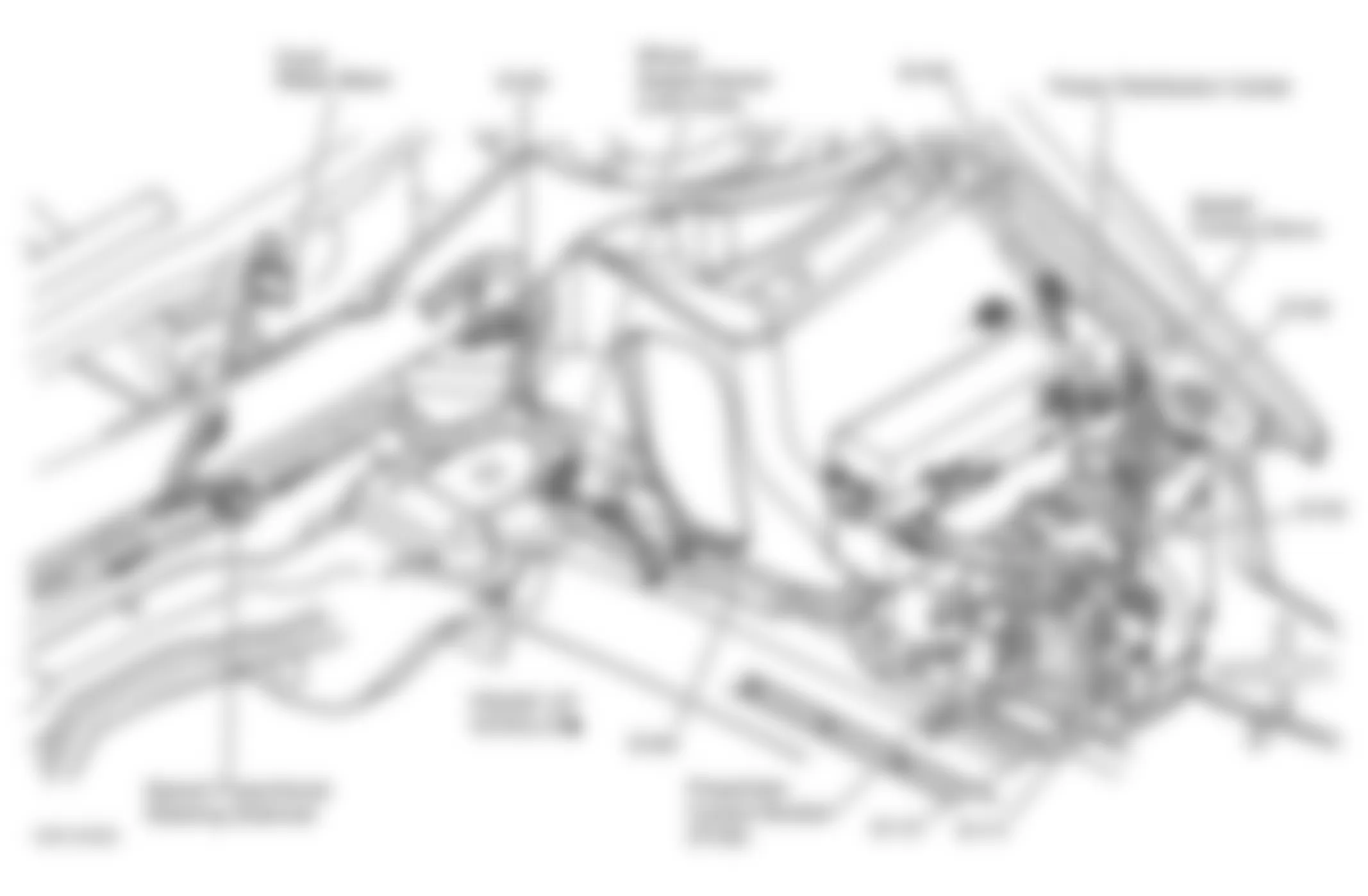 Chrysler 300M 2003 - Component Locations -  Left Side Of Engine Compartment
