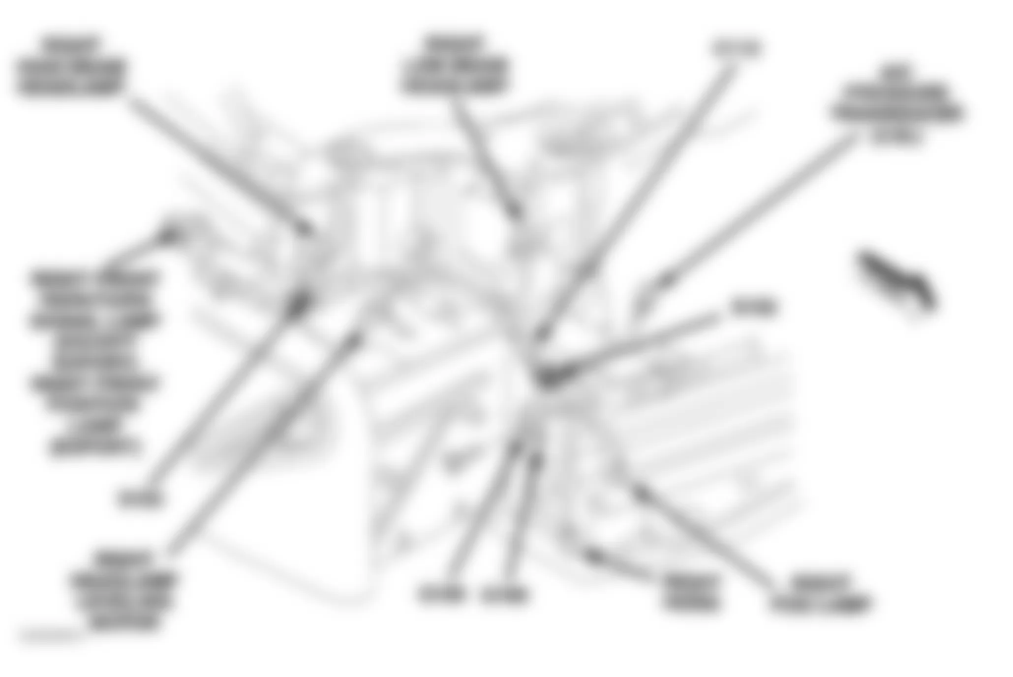 Chrysler 300M 2004 - Component Locations -  Right Front Of Engine Compartment