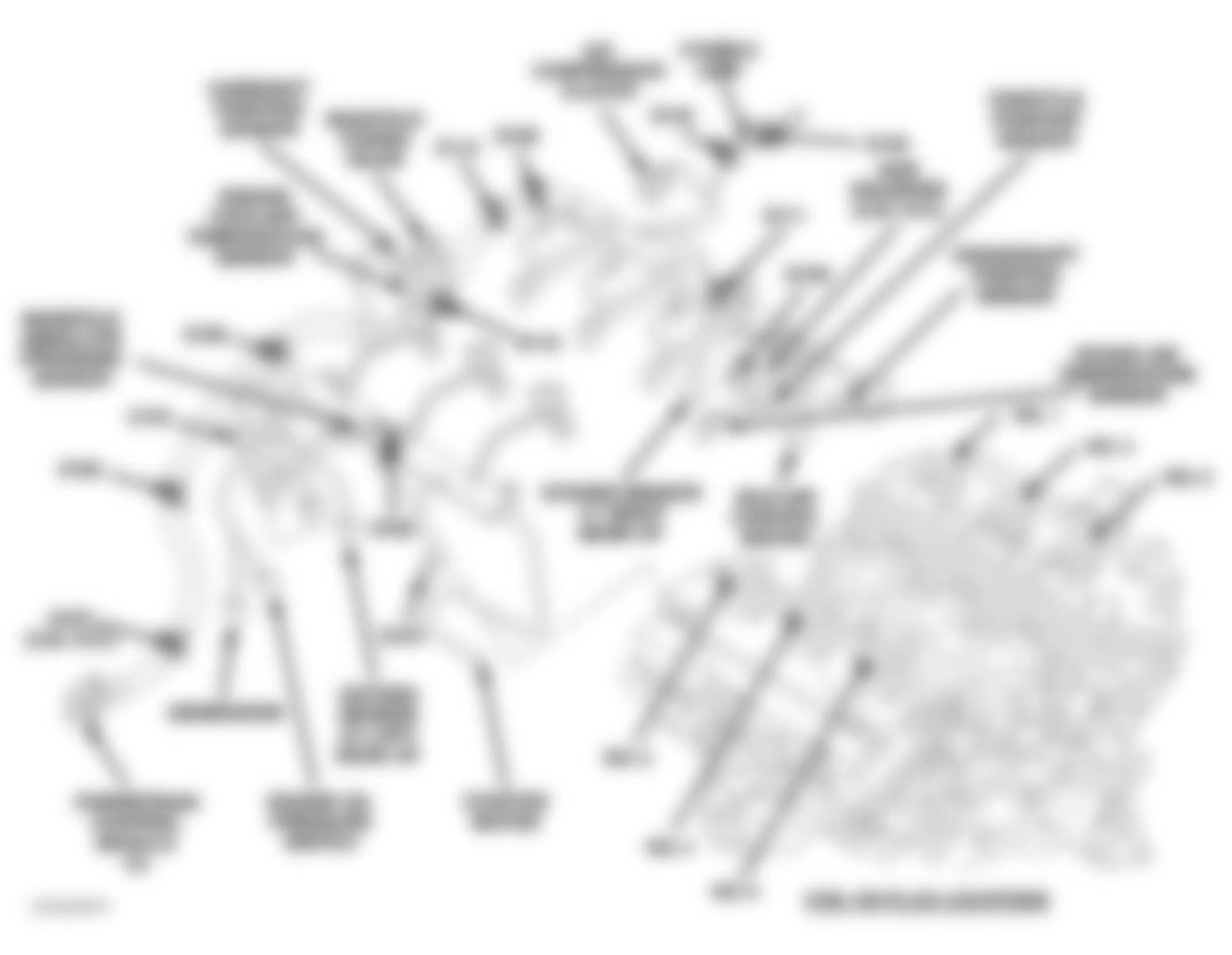 Chrysler 300M 2004 - Component Locations -  Top Of Engine (3.5L)