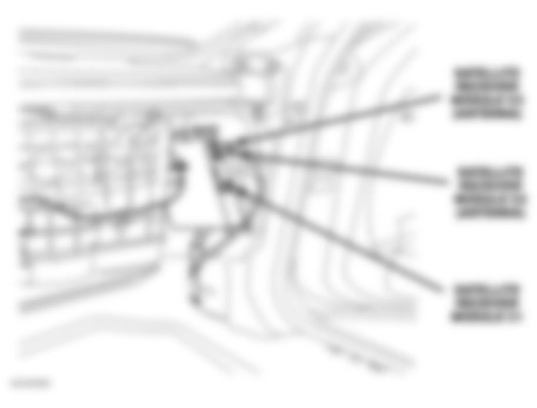 Chrysler 300M 2004 - Component Locations -  Right End Of Dash