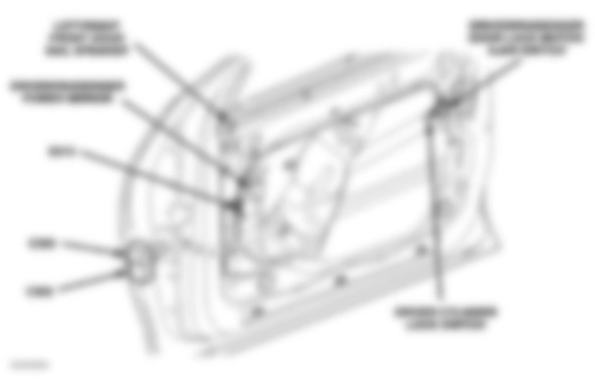 Chrysler 300M 2004 - Component Locations -  Right Front Door