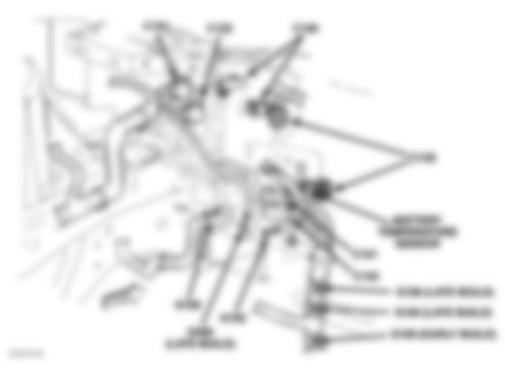 Chrysler Pacifica 2004 - Component Locations -  Left Side Of Engine Compartment