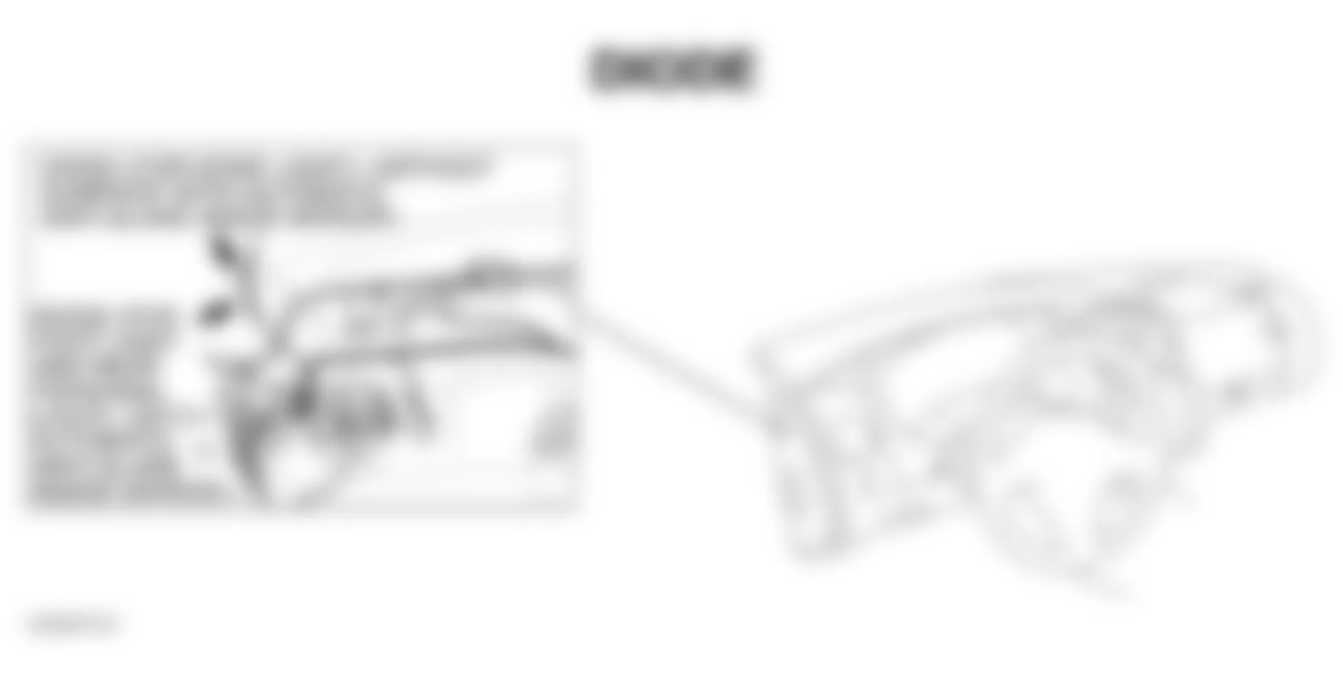 Chrysler Sebring Touring 2004 - Component Locations - Left Side Of Dash