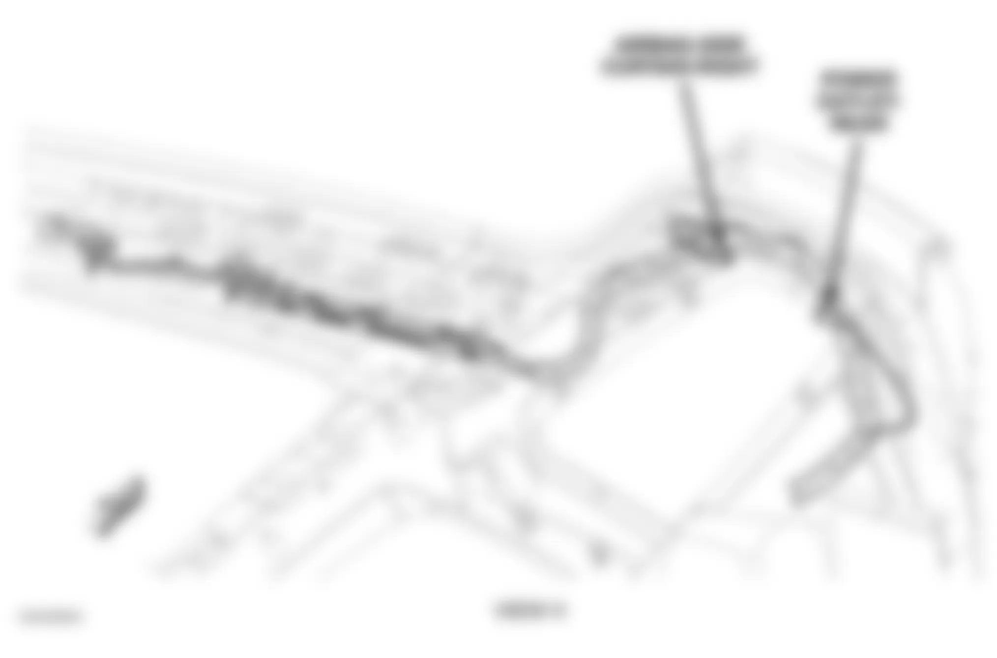 Chrysler 300 2005 - Component Locations -  Rear Cargo Area