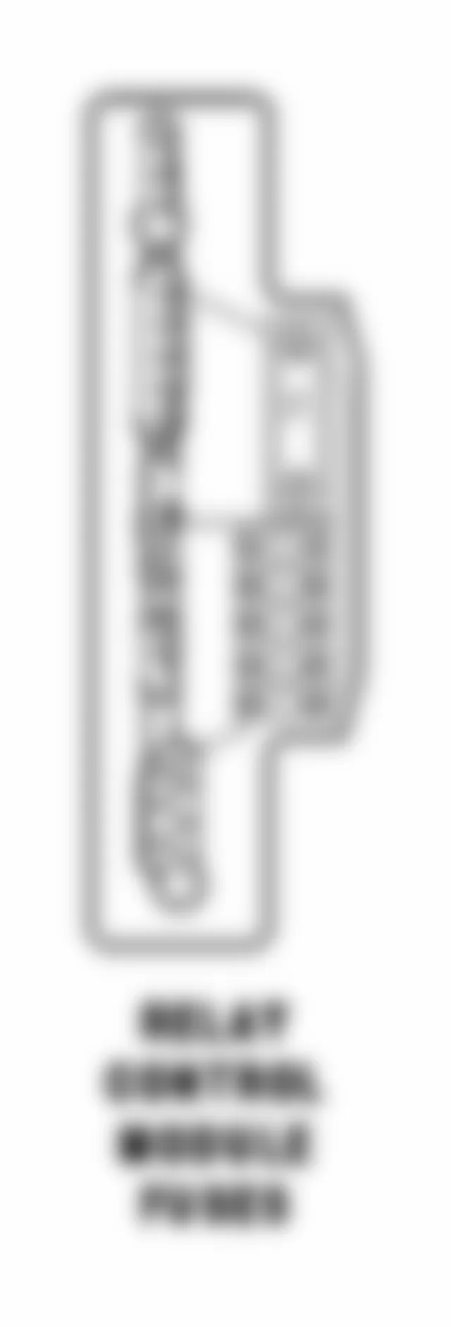 Chrysler Crossfire 2006 - Component Locations -  Identifying Relay Control Module Components