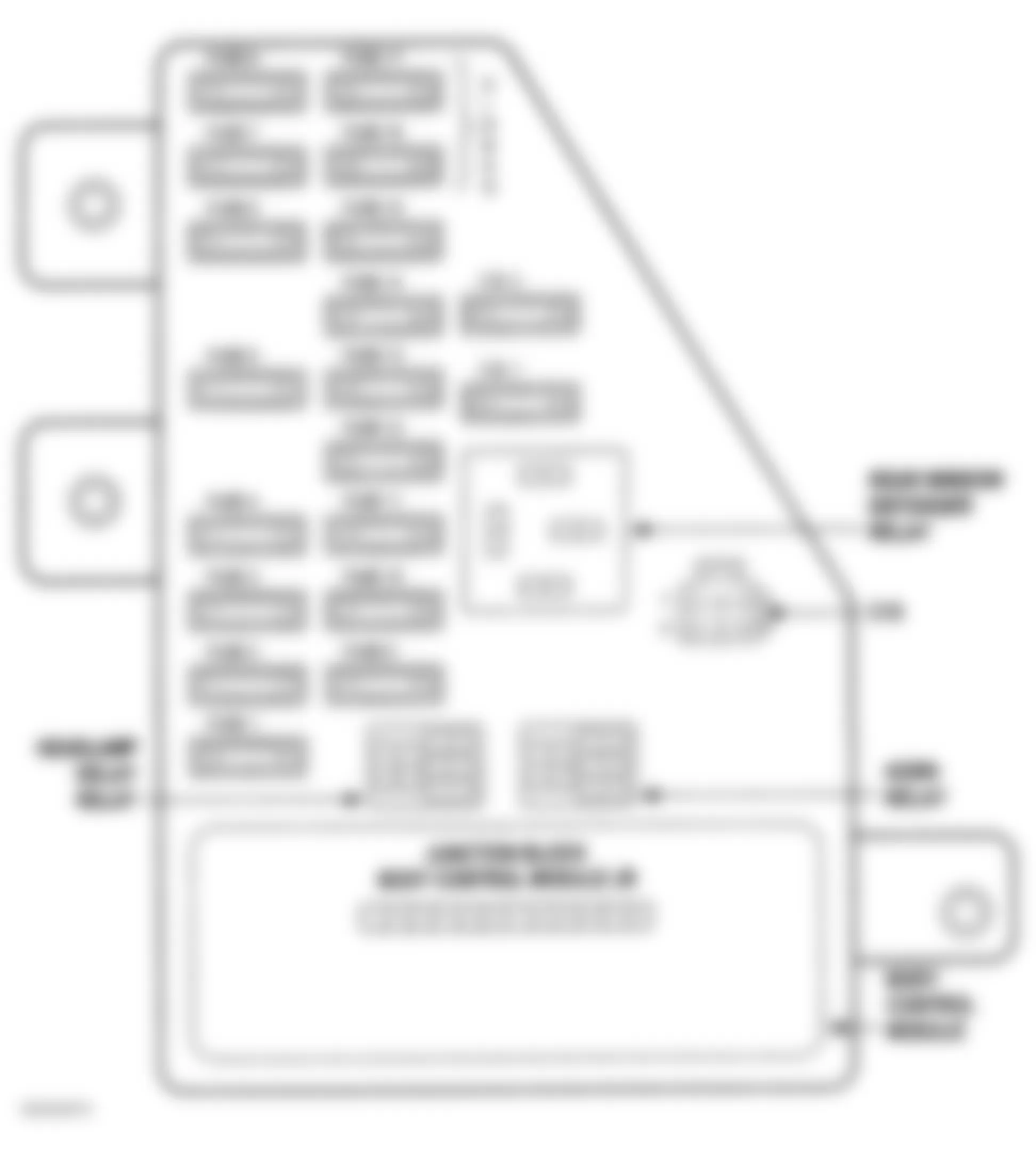 Chrysler Sebring 2006 - Component Locations -  Identifying Junction Block Components