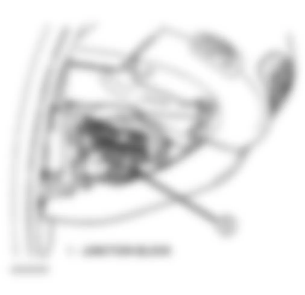 Chrysler Sebring TSi 2006 - Component Locations -  Locating Junction Block