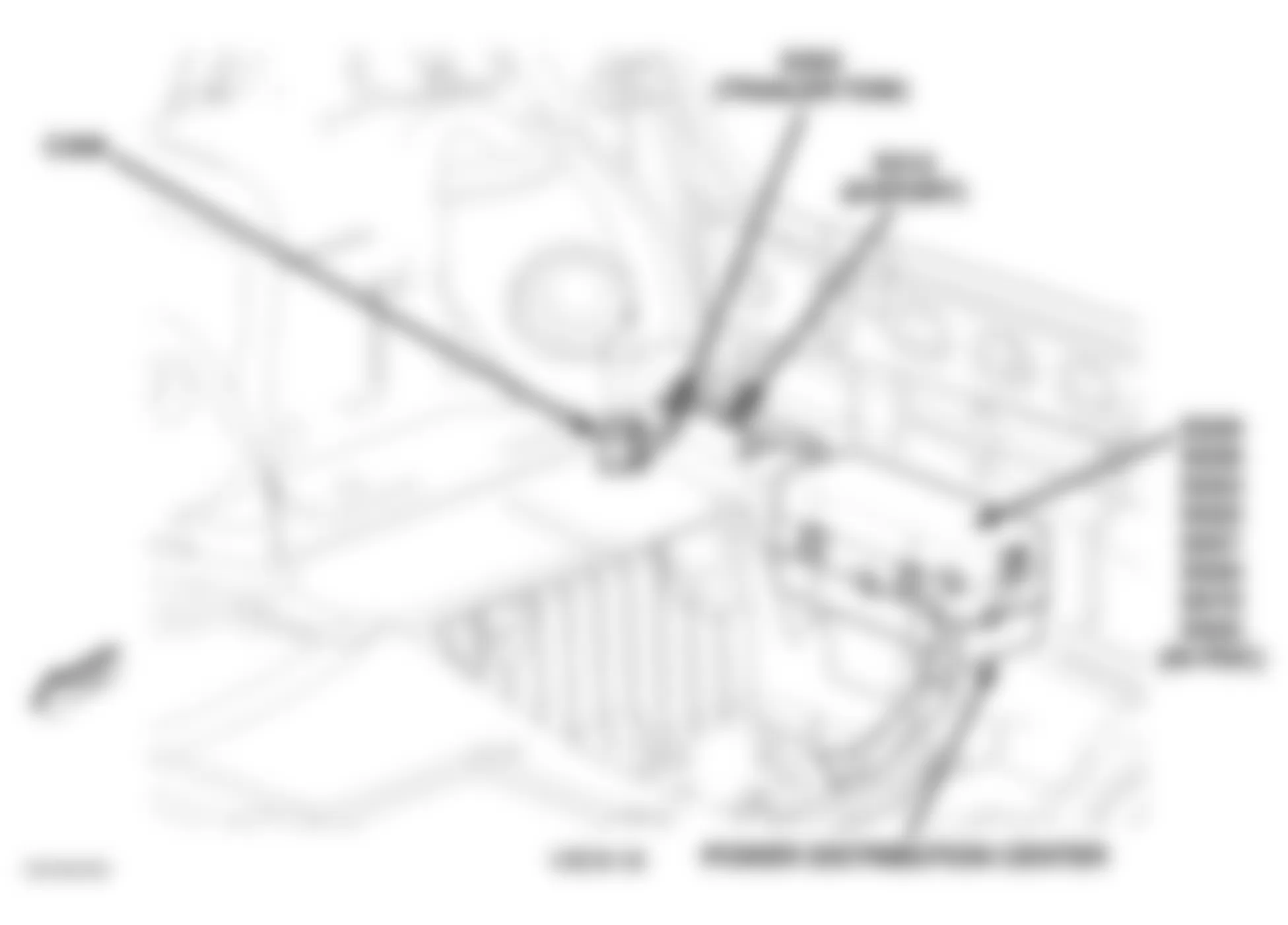 Chrysler 300 Limited 2007 - Component Locations -  Locating Power Distribution Center (Magnum)