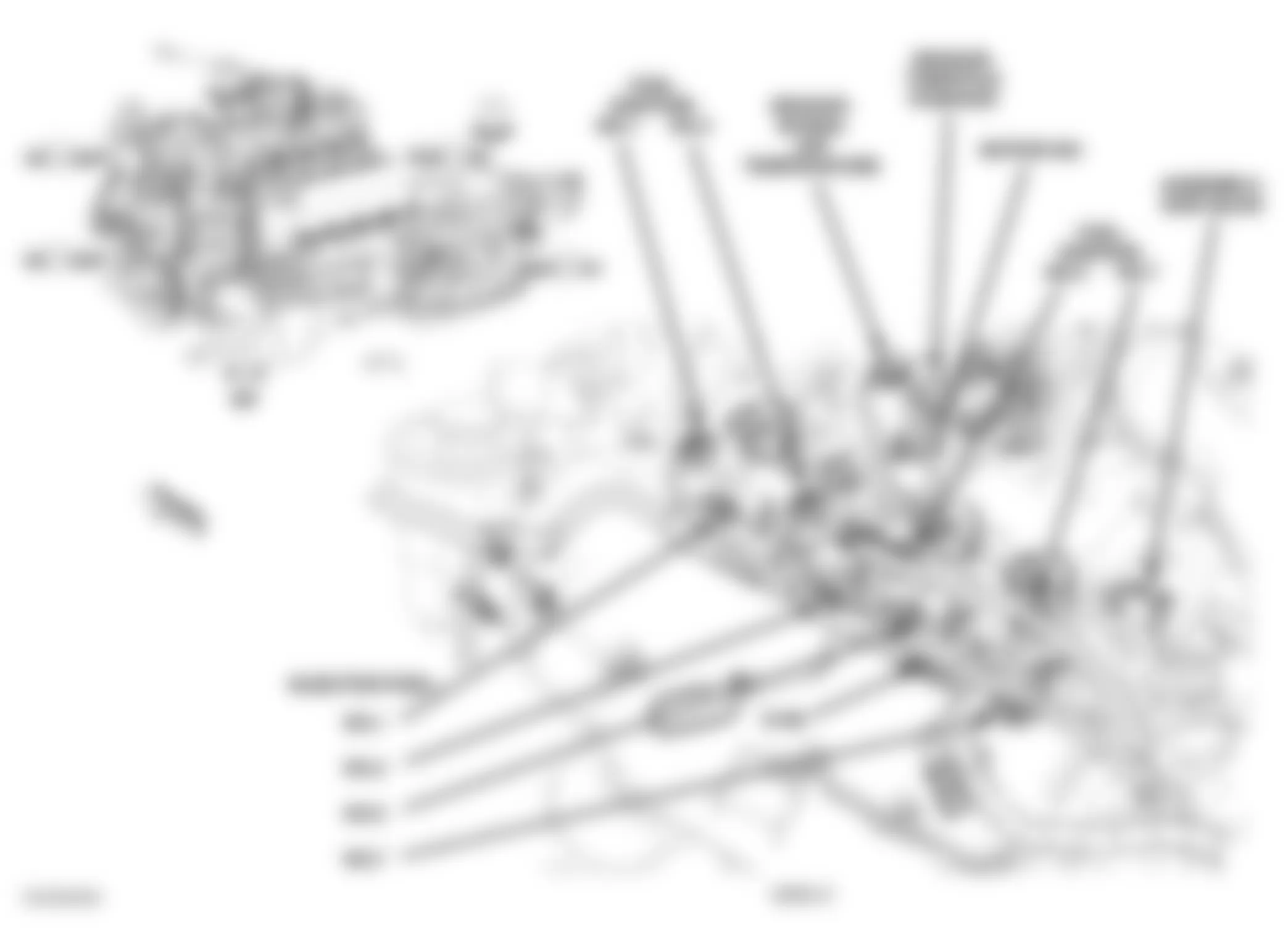 Chrysler Aspen Limited 2007 - Component Locations -  Top Left Of Engine (4.7L)