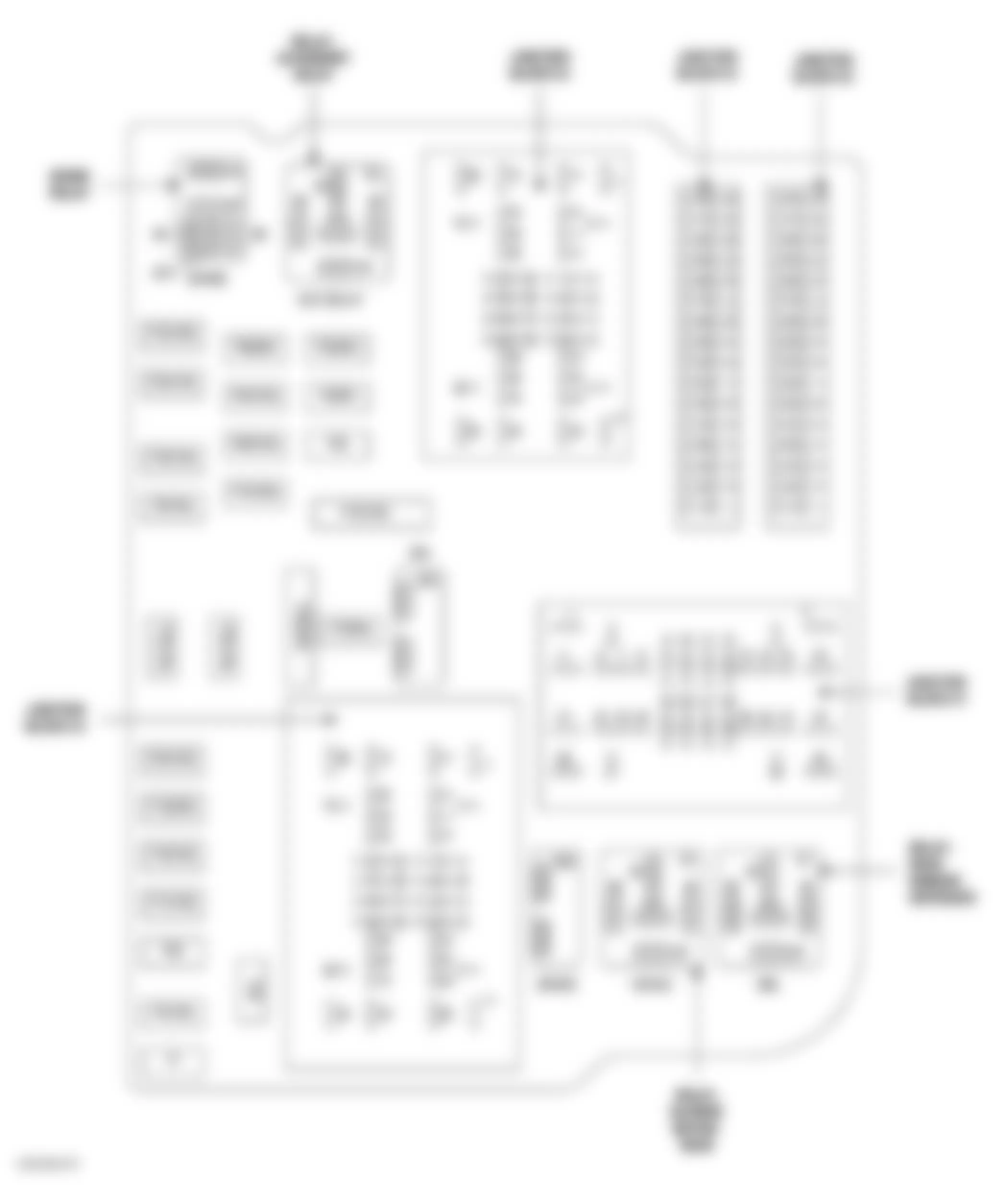 Chrysler Aspen Limited 2007 - Component Locations -  Junction Block