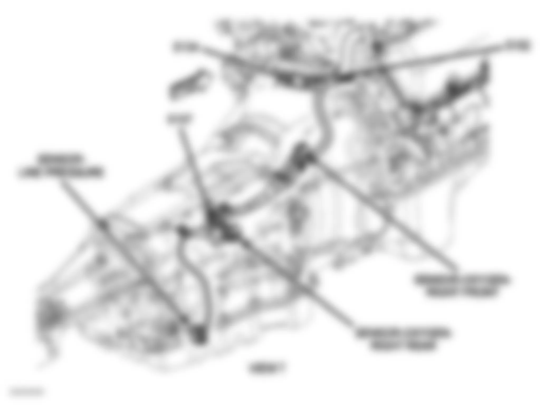 Chrysler Aspen Limited 2007 - Component Locations -  Right Side Of Transmission (4.7L)