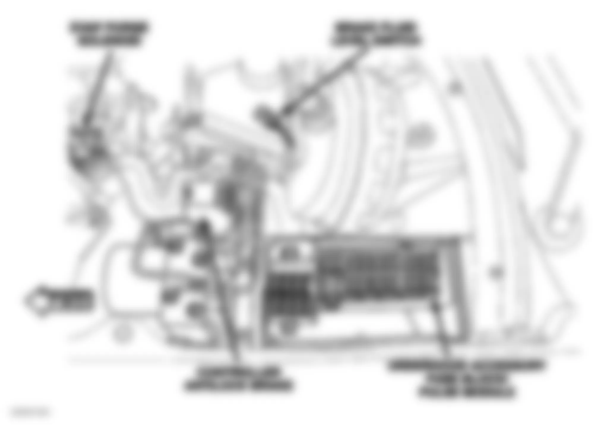 Chrysler Crossfire 2007 - Component Locations -  Left Side Of Engine Compartment