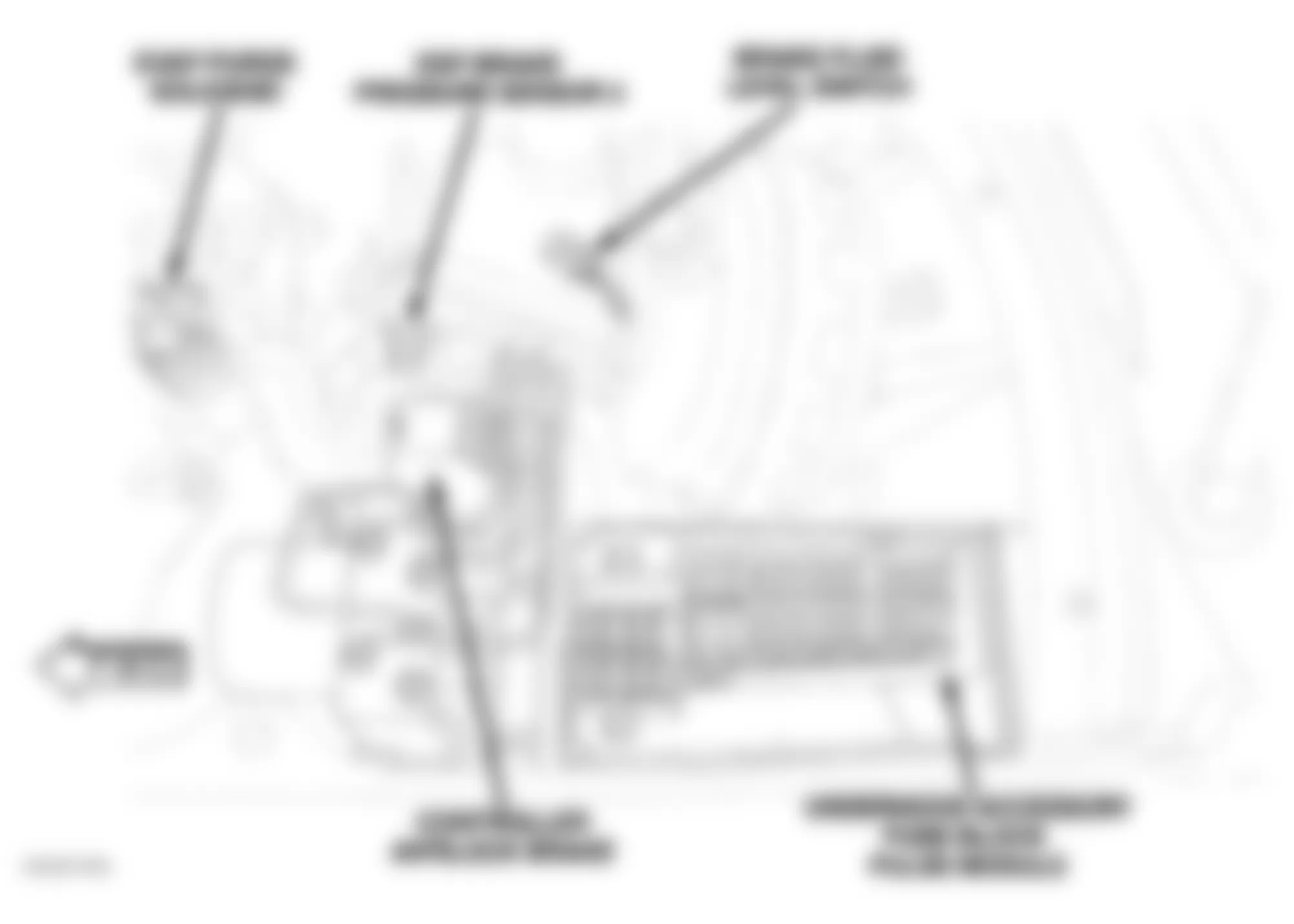 Chrysler Crossfire 2007 - Component Locations -  Locating Underhood Accessory Fuse Block