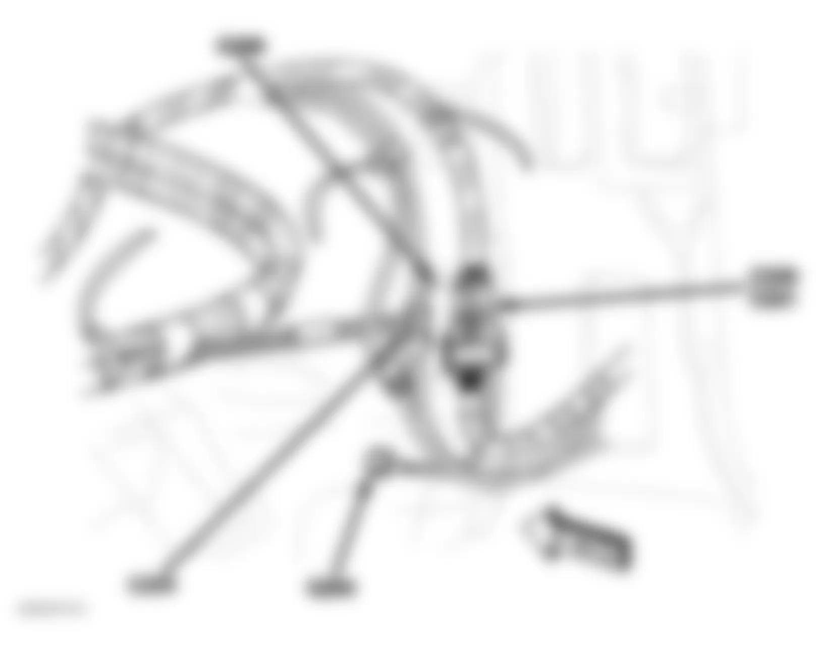 Chrysler Crossfire Limited 2007 - Component Locations - Right Kick Panel