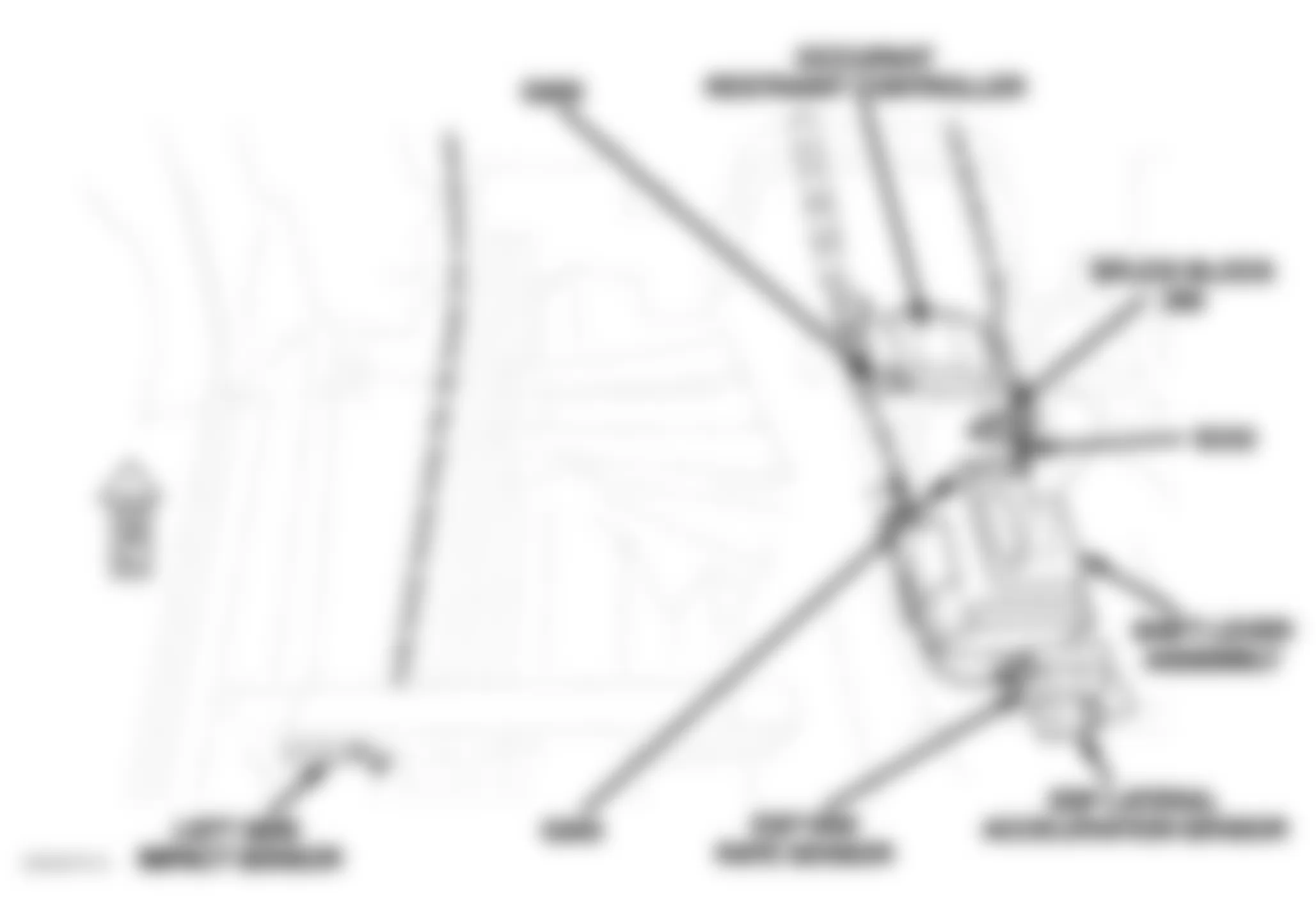 Chrysler Crossfire Limited 2007 - Component Locations - Center Console