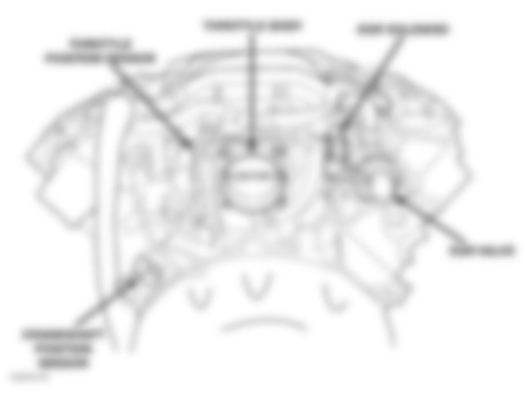 Chrysler Crossfire Limited 2007 - Component Locations - Rear Of Engine