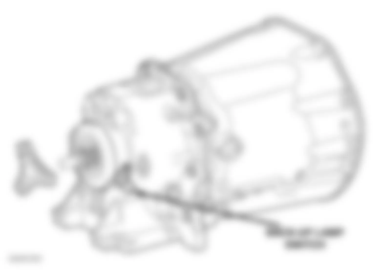 Chrysler Crossfire Limited 2007 - Component Locations - Right Side Of Transmission (M/T)