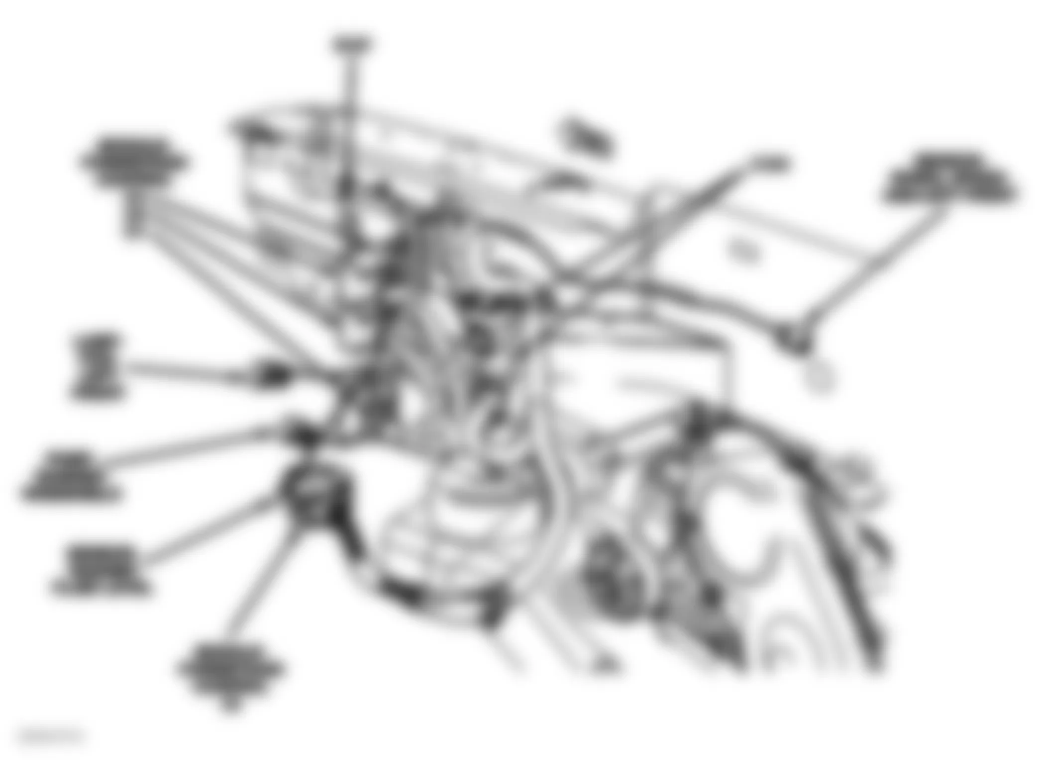 Chrysler Pacifica 2007 - Component Locations -  Left Side Of Engine Compartment (4.0L)
