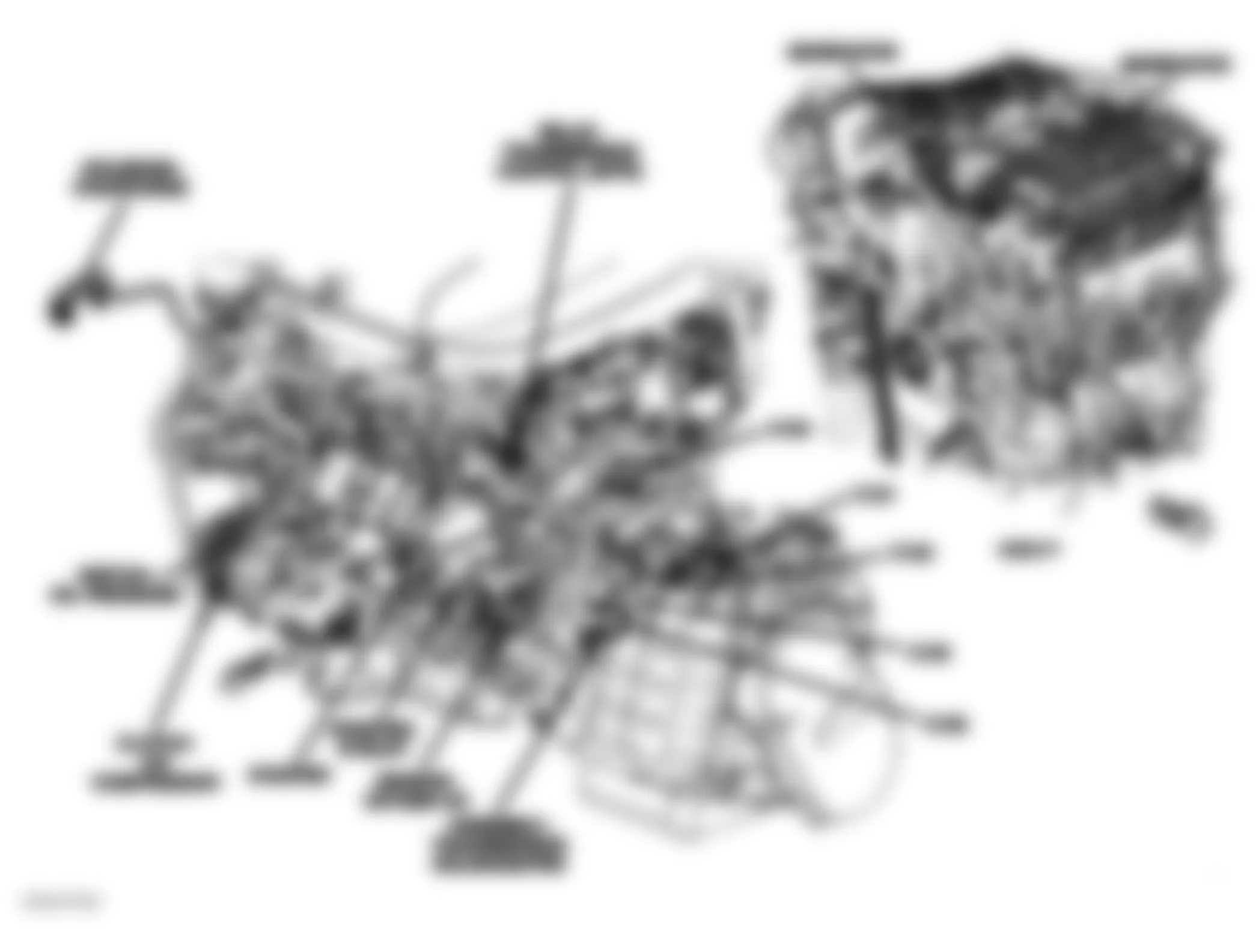 Chrysler Pacifica 2007 - Component Locations -  Left Side Of Engine (4.0L)