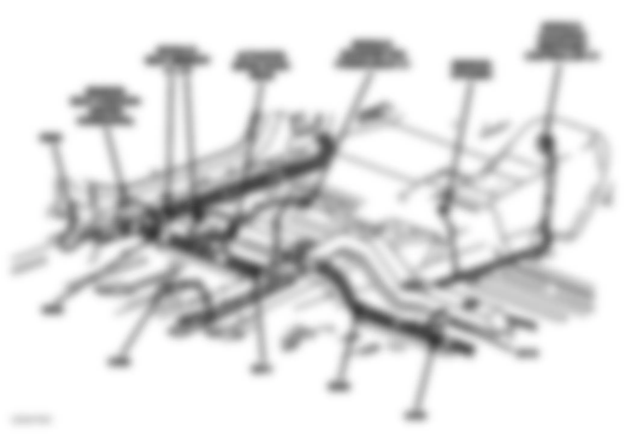 Chrysler Pacifica 2007 - Component Locations -  Front Floor
