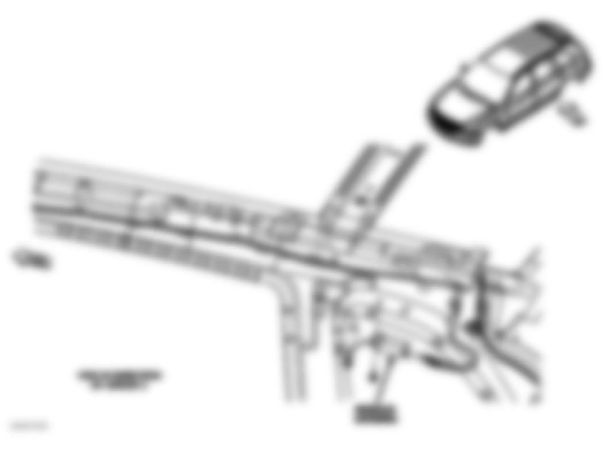 Chrysler Pacifica 2007 - Component Locations -  Left Rear Of Roof