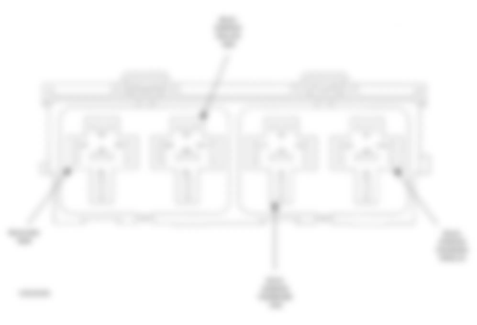 Chrysler Sebring 2007 - Component Locations -  Identifying Relay Block Components