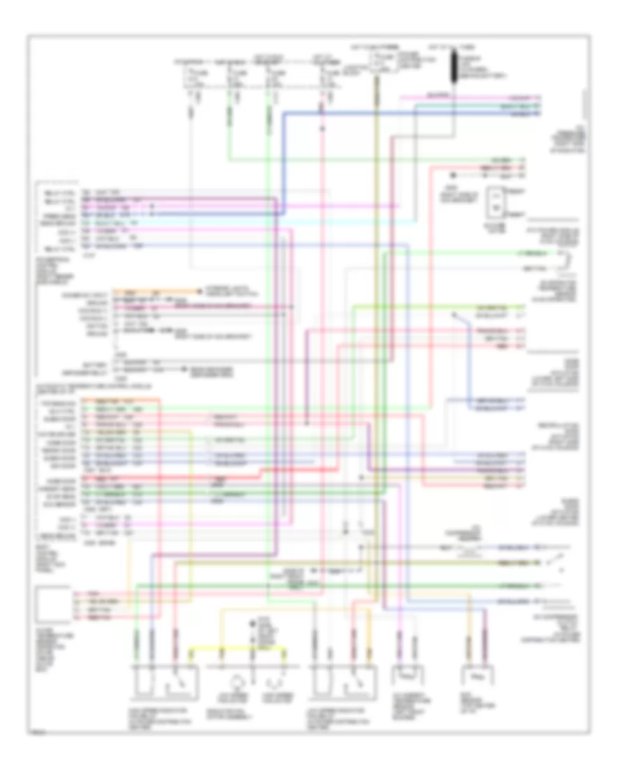 Air Conditioning Wiring Diagrams, Auto AC for Chrysler Concorde LXi 1996
