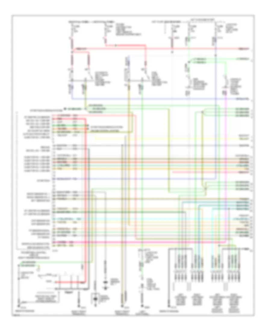 3.5L, Engine Performance Wiring Diagrams (1 of 3) for Chrysler Concorde LXi 1996