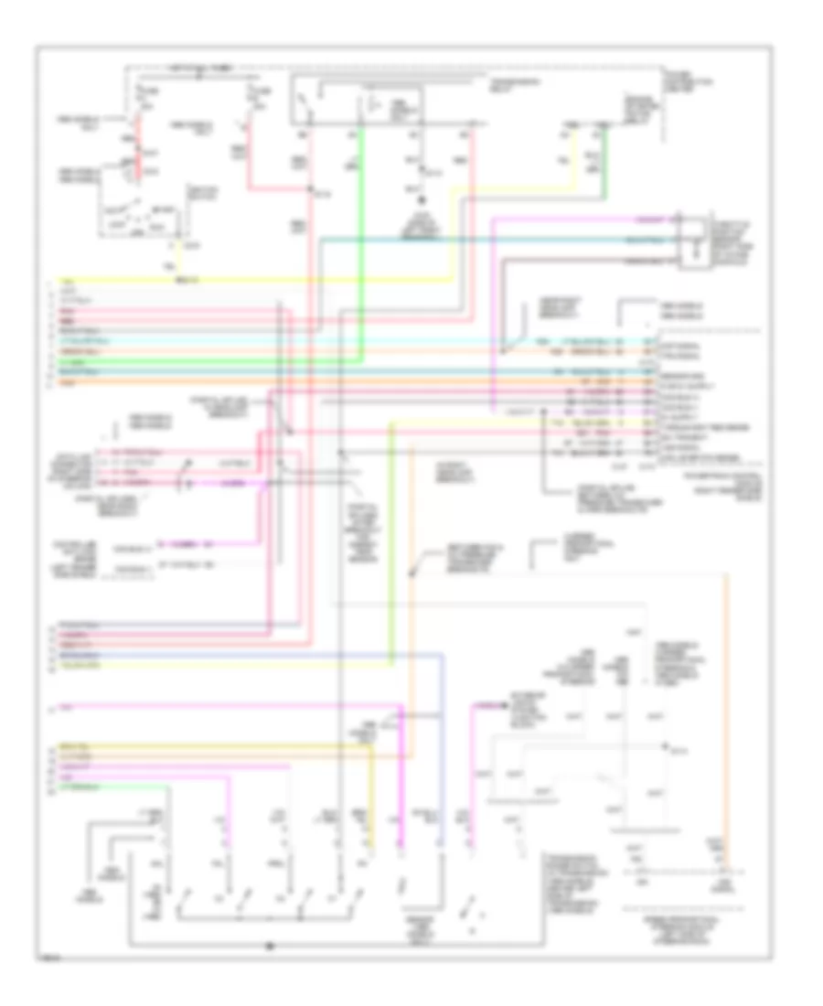 Transmission Wiring Diagram (2 of 2) for Chrysler Concorde LXi 1996