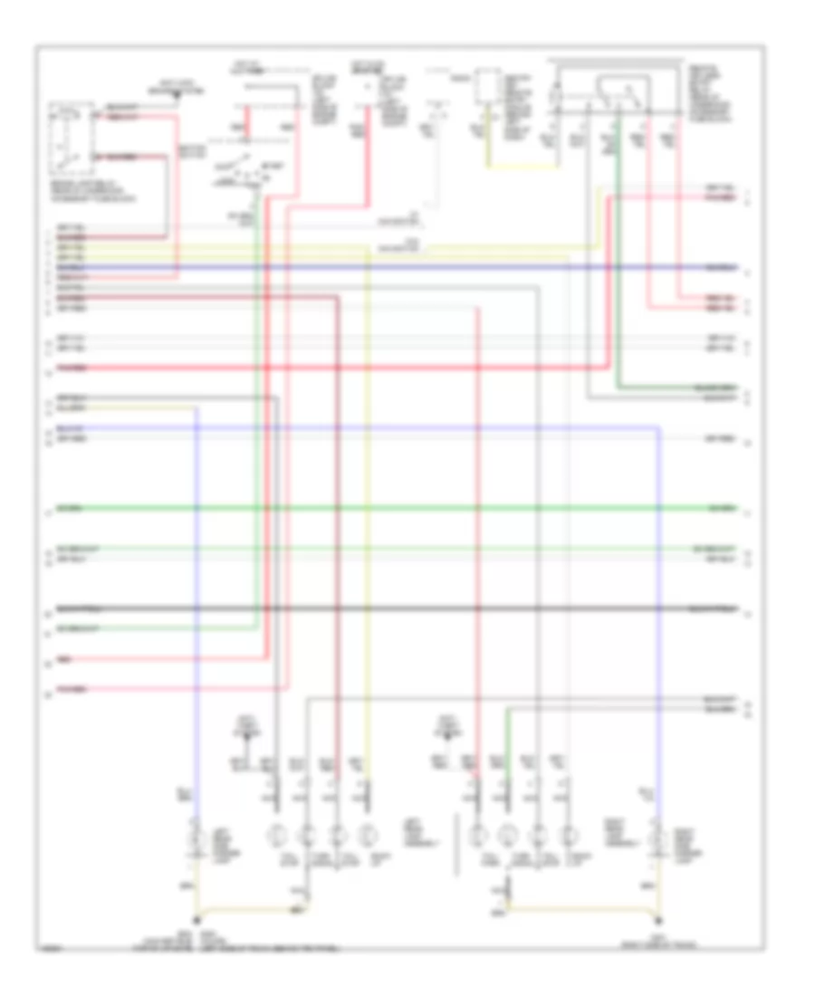 Exterior Lamps Wiring Diagram (2 of 3) for Chrysler Crossfire Limited 2005