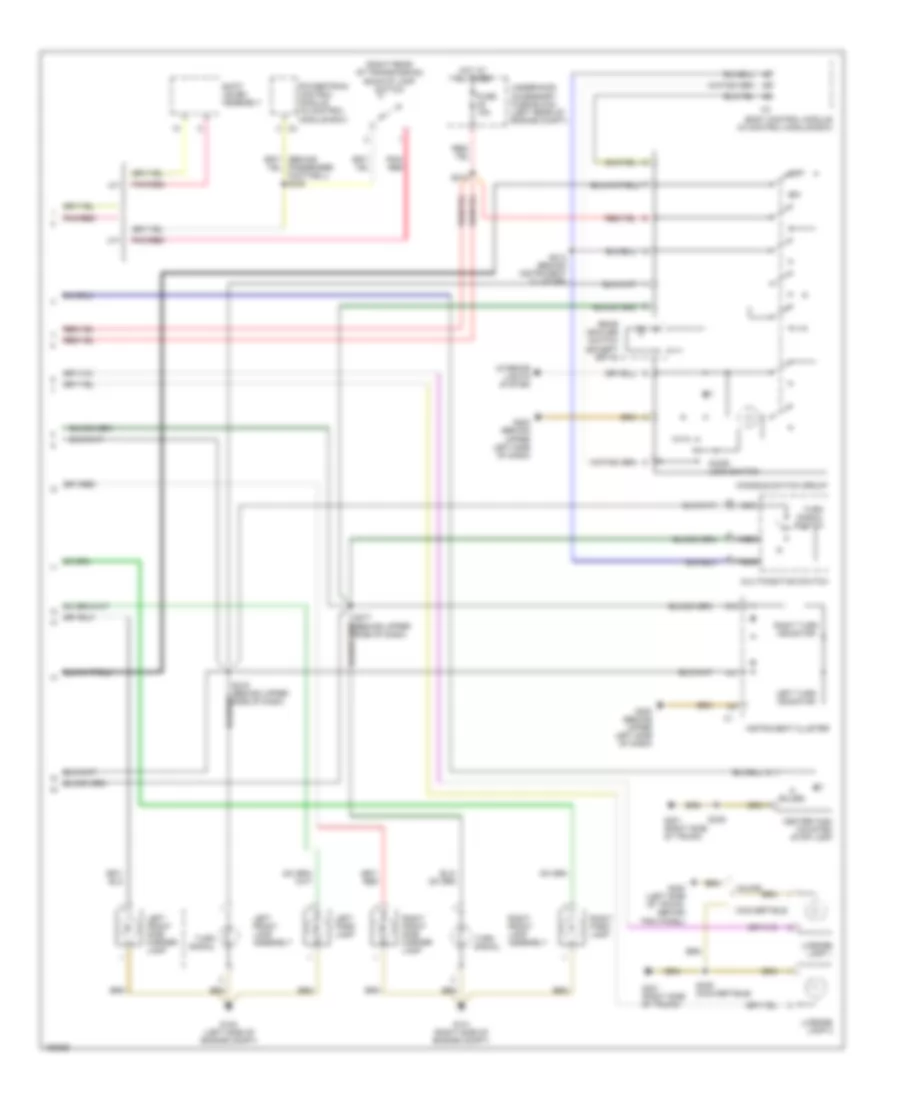 Exterior Lamps Wiring Diagram 3 of 3 for Chrysler Crossfire Limited 2005