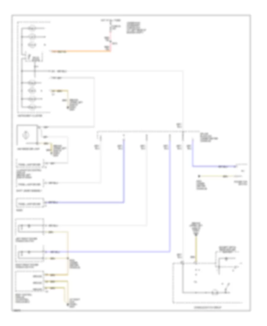 Instrument Illumination Wiring Diagram for Chrysler Crossfire Limited 2005